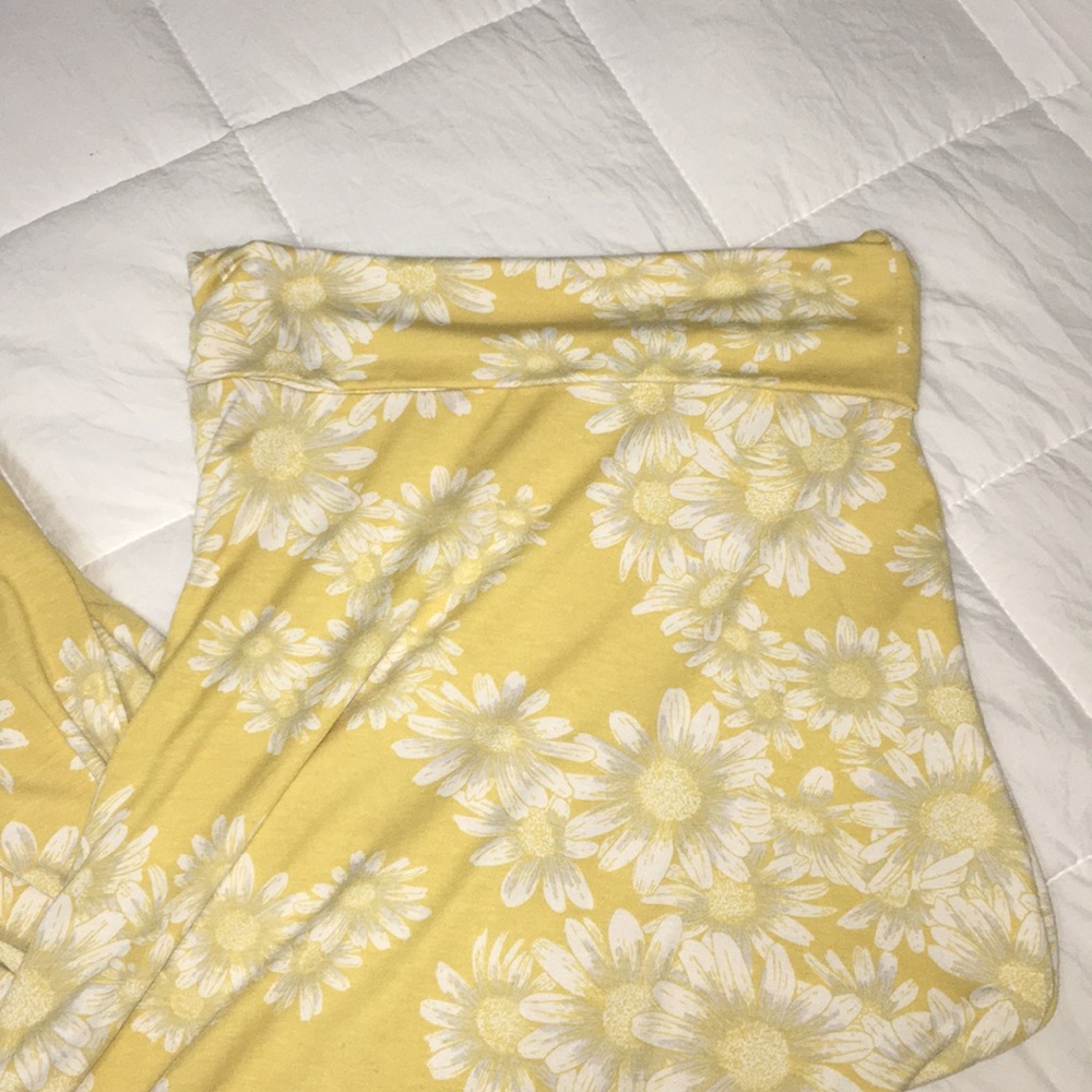 Yellow Floral Maxi Skirt
